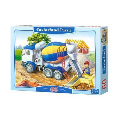 Фотография, изображение Пазл для детей "Бетономешалка" Castorland (B-06373)