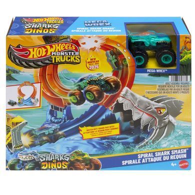 Світлина, зображення Ігровий набір Hot Wheels Monster Trucks Монстро-атака акули (JFR08)