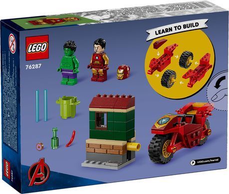 LEGO Конструктор Marvel Залізна Людина на мотоциклі й Галк (76287)