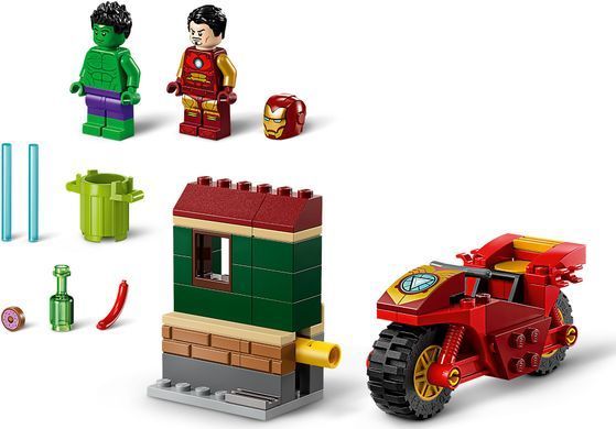 LEGO Конструктор Marvel Залізна Людина на мотоциклі й Галк (76287)