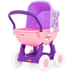 Фотография, изображение Коляска для кукол "Arina" Polesie, фиолетовая 4-х колёсная