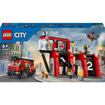 Конструктор LEGO City Пожарное депо с пожарной машиной (60414)