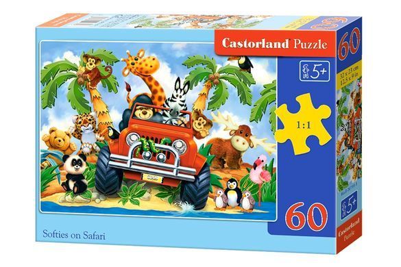 Фотография, изображение Пазл для детей "Сафари" Castorland (B-06793)