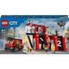 Конструктор LEGO City Пожарное депо с пожарной машиной (60414)