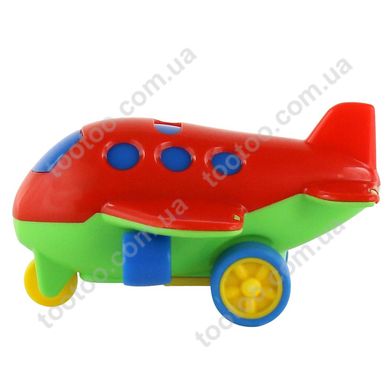 Фотография, изображение Игрушка Polesie самолётик с инерционным механизмом красный (52612-2)