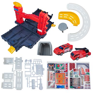 Фотография, изображение Игровой набор Maya Toys Паркинг "Пожарная служба" (P916-A)