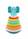 Іграшка музична "Пірамідка-неваляшка, слоненя" (HE0295), фотографія