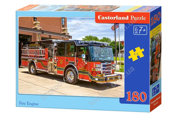 Фотография, изображение Пазл для детей "Пожарная машина" Castorland (B-018352)
