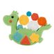 Іграшка-сортер 2 в 1 Chicco Eco+ "Балансуючий динозавр" (10499.10), фотографія